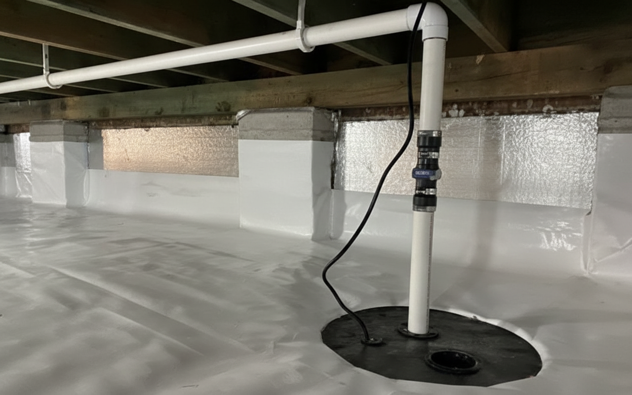 Crawl Space Repair Vancouver - Drainage & Sump Pump Systems