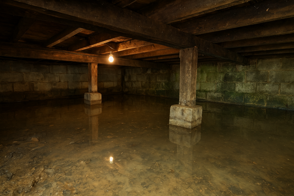 Crawl Space Repair Vancouver - Water Damaged Crawl Space Repair